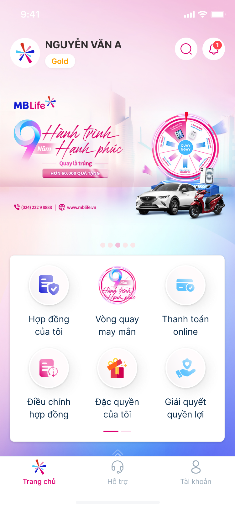 Trang chủ trước đăng nhập