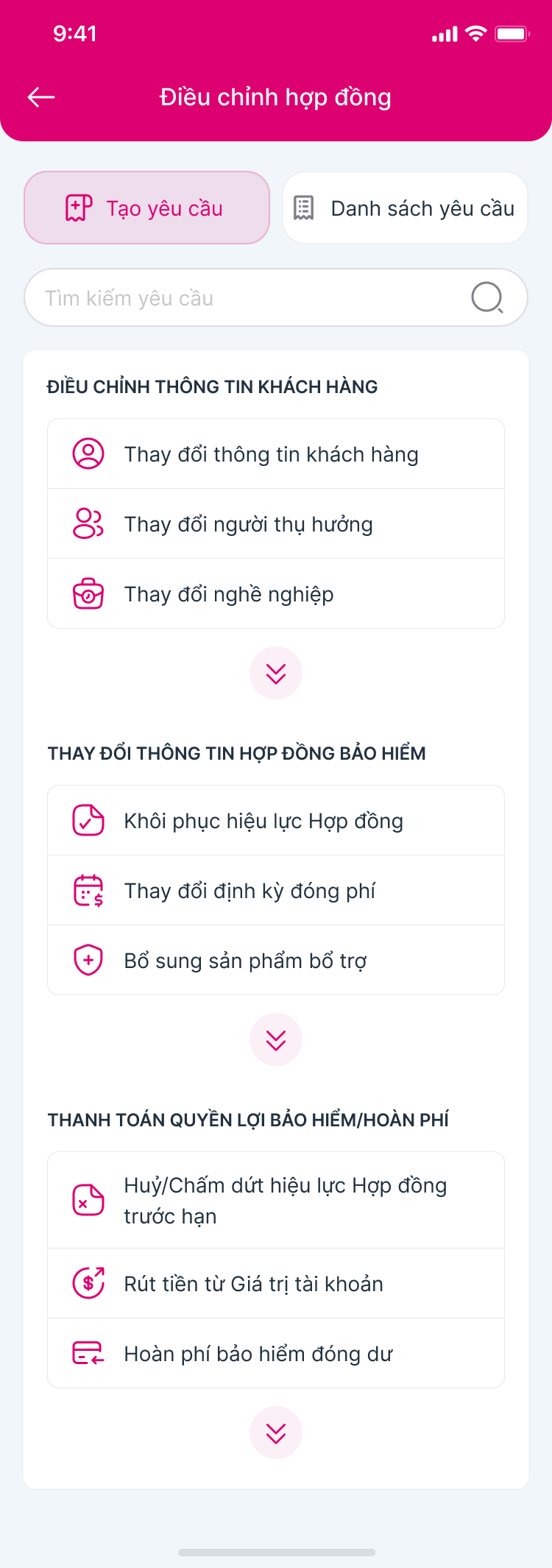 Điều chỉnh hợp đồng