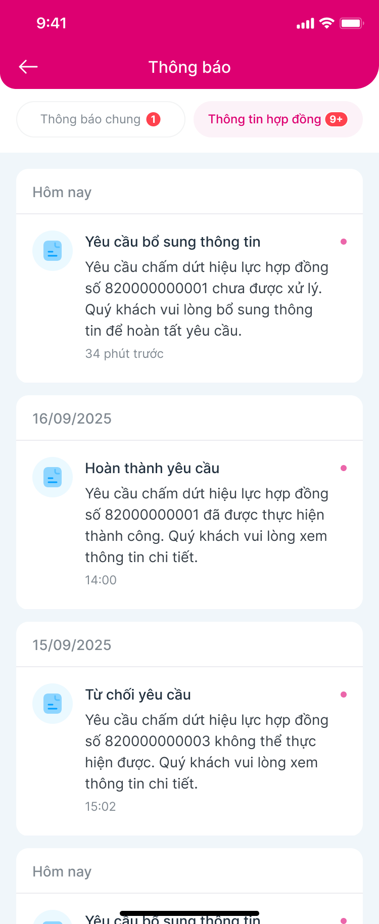 Chi tiết thông báo
